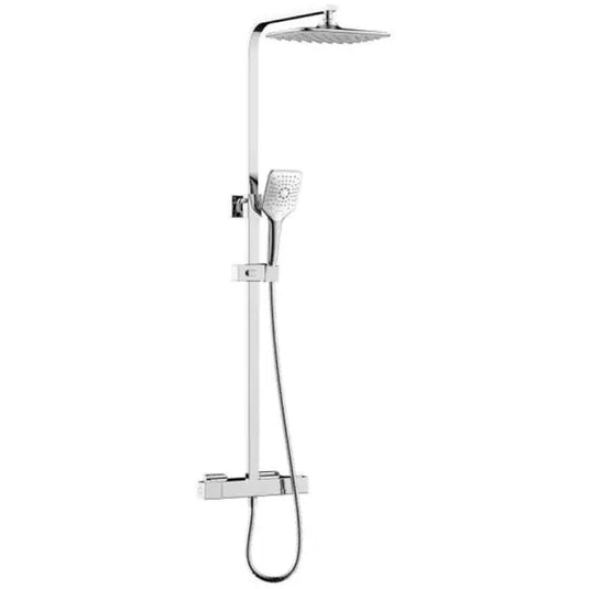 Bristan Craze Safe Touch Bar Mixer Shower with Adjustable Rigid Riser Chrome | CRZ2 SHXDIVCTFF C - Envy Bathrooms Ltd