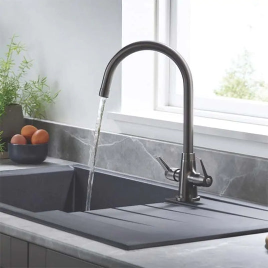 Bristan Echo Easyfit Monobloc Kitchen Mixer Gun Metal | EC SNK EF GM - Envy Bathrooms Ltd
