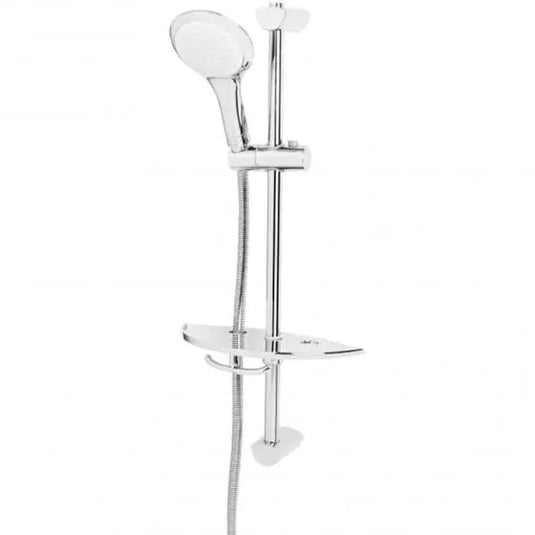 Bristan Evo Economy Single Function Slide Bar Shower Rail Kit Chrome | EV KIT-EFB C - Envy Bathrooms Ltd