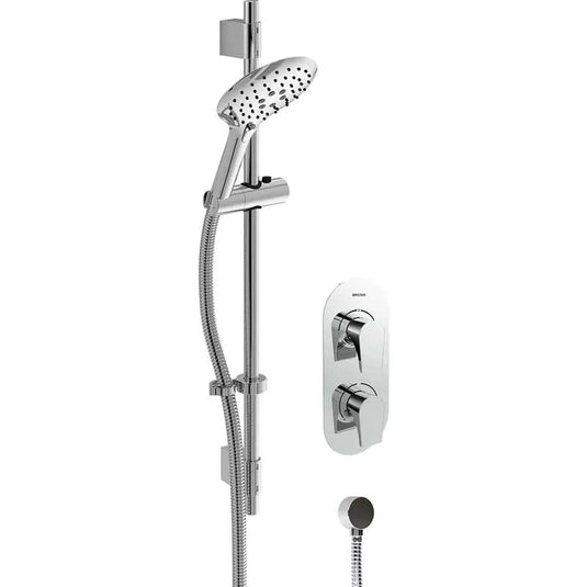 Bristan Hourglass Thermostatic Mixer Shower with Adjustable Rail Kit | HOURGLASS SHWR PK - Envy Bathrooms Ltd