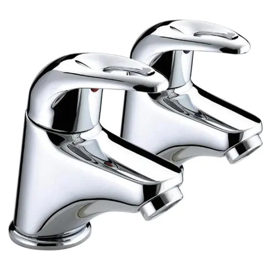 Bristan Java Basin Pillar Taps Chrome | J 1/2 C - Envy Bathrooms Ltd