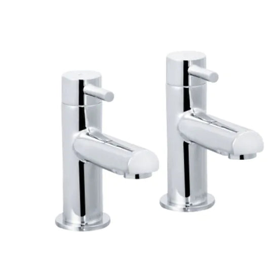 Bristan Mios Basin Pillar Taps Chrome | MIO 1/2 C - Envy Bathrooms Ltd