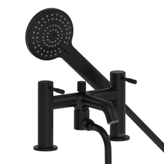 Bristan Molida Bath Shower Mixer Black | MOL BSM BLK - Envy Bathrooms Ltd