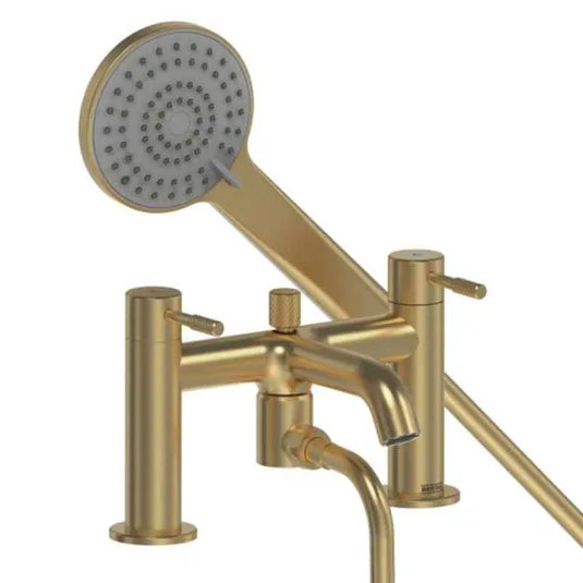 Bristan Molida Bath Shower Mixer Brushed Brass | MOL BSM BB - Envy Bathrooms Ltd