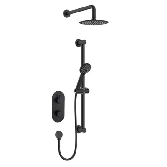 Bristan Molida Concealed Dual Control Mixer Shower Pack Black | MOLIDA BLK SHWR PK - Envy Bathrooms Ltd