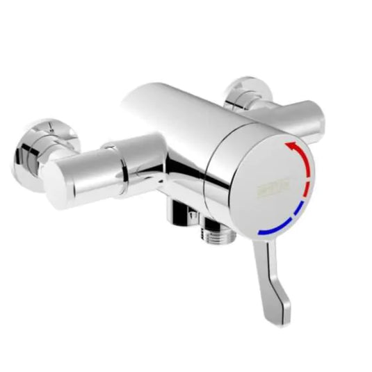 Bristan Opac Thermostatic Bottom Outlet Shower Valve | OP TS3650 EL C - Envy Bathrooms Ltd