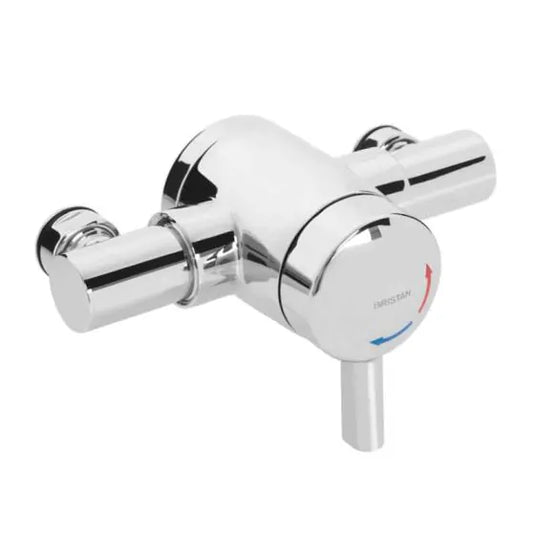 Bristan OPAC Thermostatic Exposed Mini Bar Shower Valve Chrome | MINI2 TS1203 EL C - Envy Bathrooms Ltd