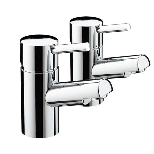 Bristan Prism Basin Pillar Taps Chrome | PM 1/2 C - Envy Bathrooms Ltd