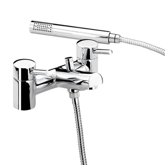 Bristan Prism Pillar Bath Shower Mixer Chrome | PM BSM C - Envy Bathrooms Ltd