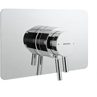 Bristan Prism Thermostatic Concealed Dual Control Shower Valve | PM2 CSHCVO C - Envy Bathrooms Ltd