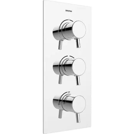 Bristan Prism Thermostatic Concealed Shower Valve with Diverter | PM2 SHC3DIV C - Envy Bathrooms Ltd