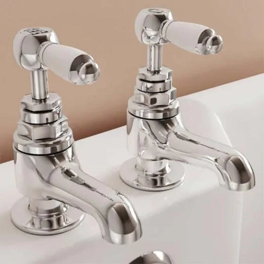 Bristan Renaissance Bath Pillar Taps Chrome | RS2 3/4 C - Envy Bathrooms Ltd