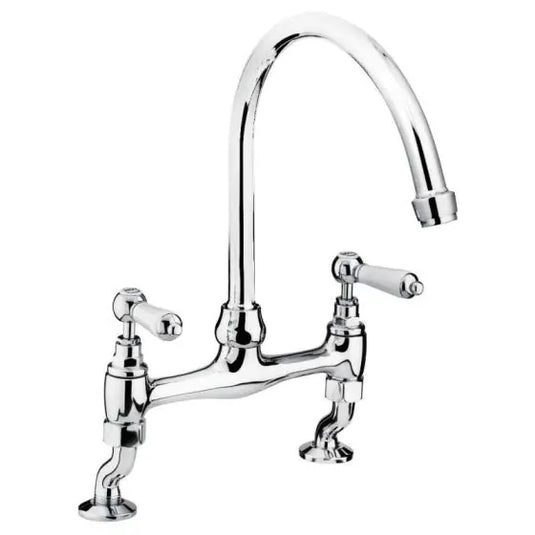 Bristan Renaissance Deck Kitchen Mixer Chrome | RS DSM C - Envy Bathrooms Ltd