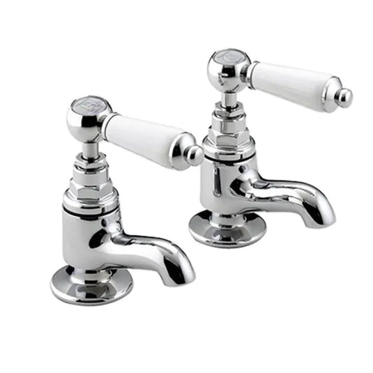 Bristan Renaissance Vanity Basin Pillar Taps Chrome | RS2 VAN C - Envy Bathrooms Ltd