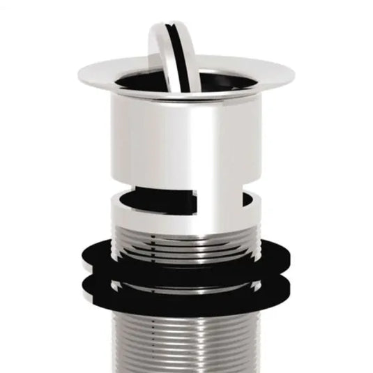 Bristan Round Basin Slotted Flip Top Waste Chrome | W BASIN12 C - Envy Bathrooms Ltd