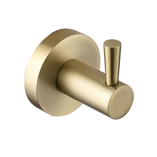 Bristan Round Robe Hook Brushed Brass | RD HOOK BB - Envy Bathrooms Ltd