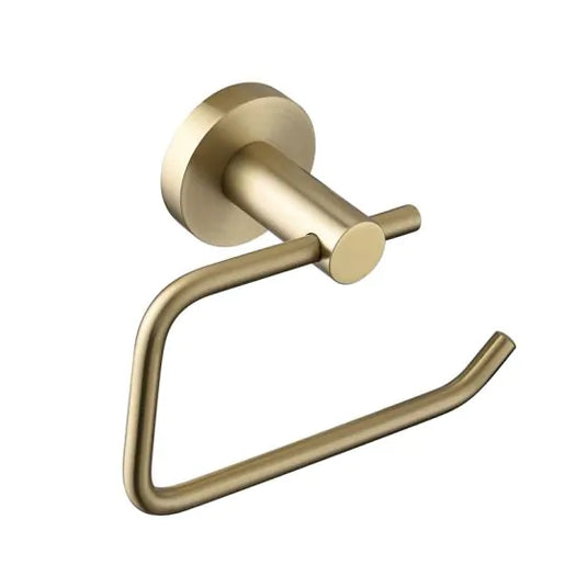 Bristan Round Toilet Roll Holder Brushed Brass | RD ROLL BB - Envy Bathrooms Ltd