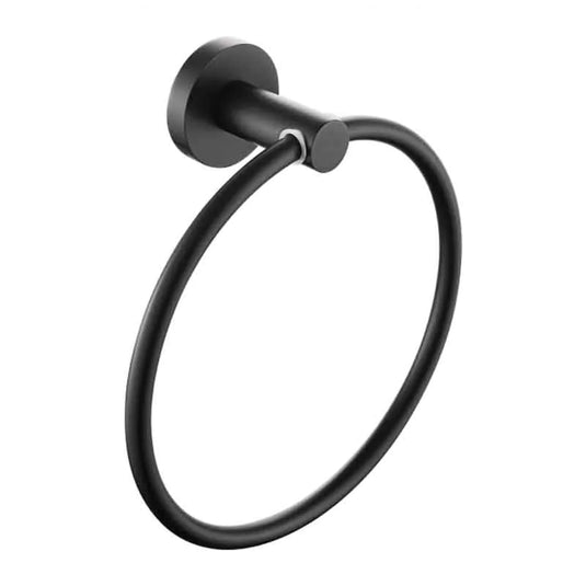 Bristan Round Towel Ring Black | RD RING BLK - Envy Bathrooms Ltd