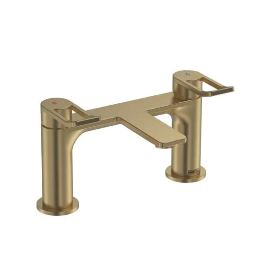Bristan Saffron Bath Mixer Brushed Brass | SAF BF BB - Envy Bathrooms Ltd