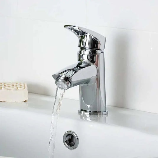 Bristan Smile Basin Mixer with Clicker Waste Chrome | SM BAS C - Envy Bathrooms Ltd