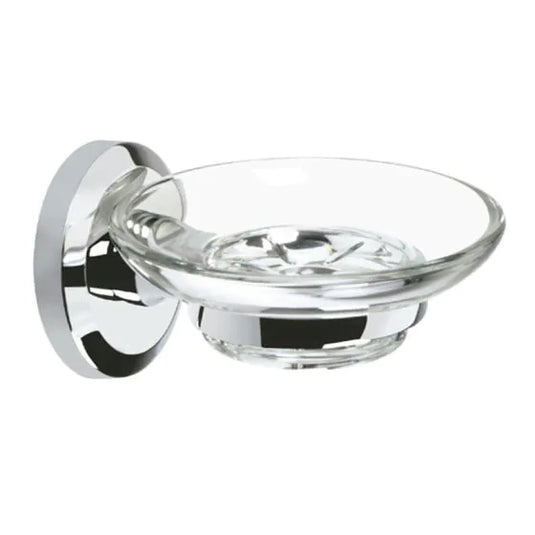 Bristan Solo Glass Soap Dish Chrome | SO DISH C - Envy Bathrooms Ltd
