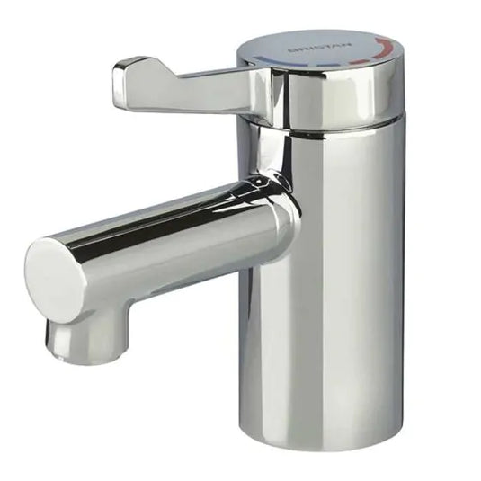 Bristan Solo2 TMV3 Basin Mixer Short Lever Chrome | SOLO2-T3SL - Envy Bathrooms Ltd