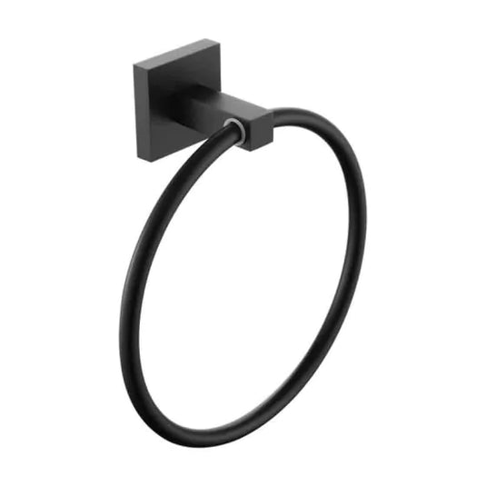 Bristan Square Towel Ring Black | SQ RING BLK - Envy Bathrooms Ltd