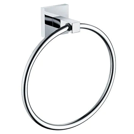 Bristan Square Towel Ring Chrome | SQ RING C - Envy Bathrooms Ltd