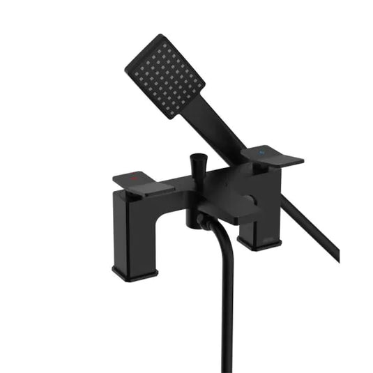 Bristan Tangram Bath Shower Mixer Black | TAN BSM BLK - Envy Bathrooms Ltd