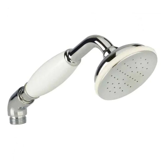 Bristan Traditional Deluxe Hand Shower White/Chrome | TRD HAND01 C - Envy Bathrooms Ltd
