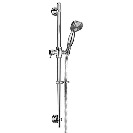 Bristan Traditional Shower Rail Kit with Single Function Hand Shower Chrome | KIT106 C - Envy Bathrooms Ltd