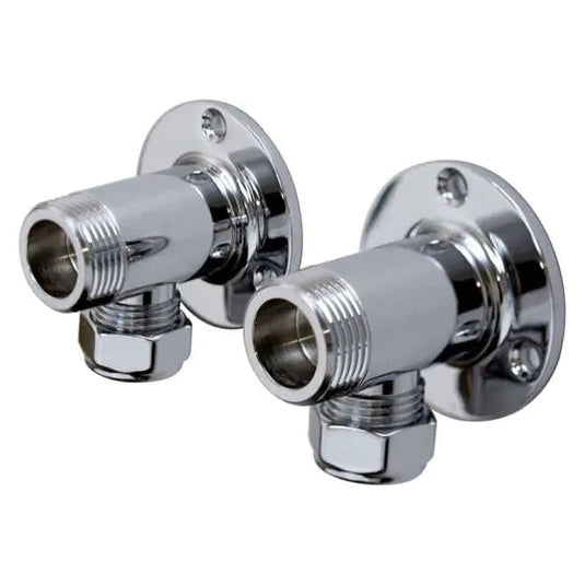 Bristan Wall Mounted Shower Pipework Fittings Chrome | WMNT4 C - Envy Bathrooms Ltd