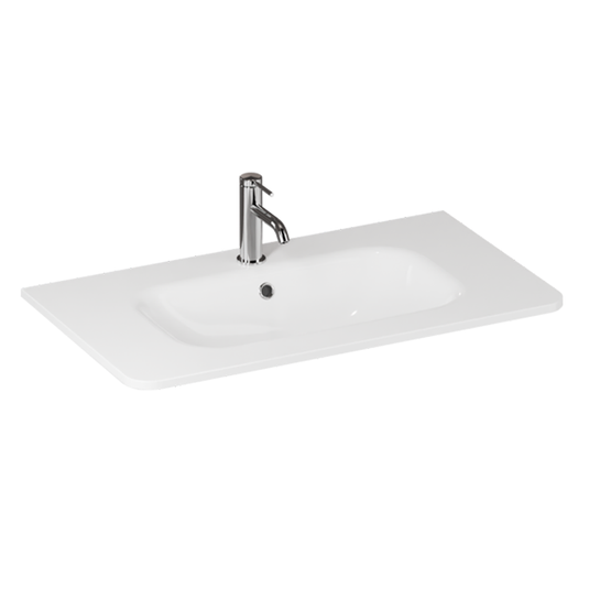 Britton Camberwell 800mm Basin - 1TH - White