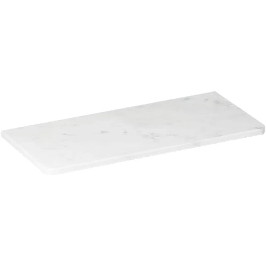 Britton Camberwell Worktop 1005mm x 460mm - Carrara Marble - Envy Bathrooms Ltd