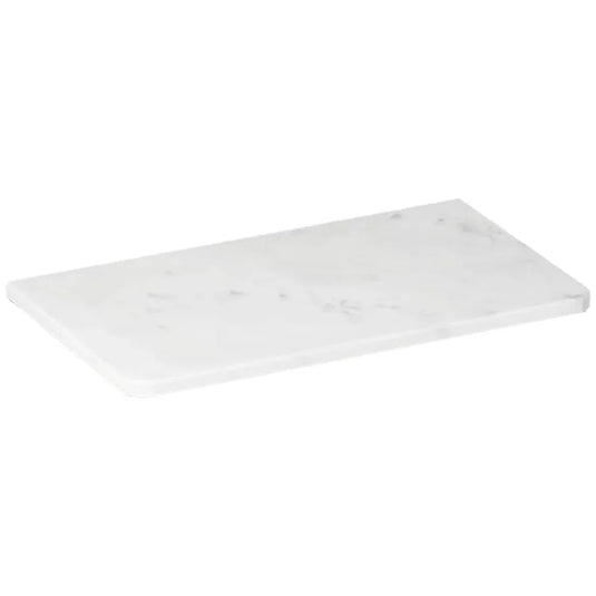 Britton Camberwell Worktop 805mm x 460mm - Carrara Marble - Envy Bathrooms Ltd