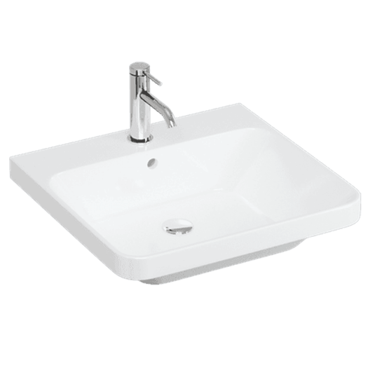 Britton Dalston 500mm Basin - 1TH - White - DAL050 - Envy Bathrooms Ltd