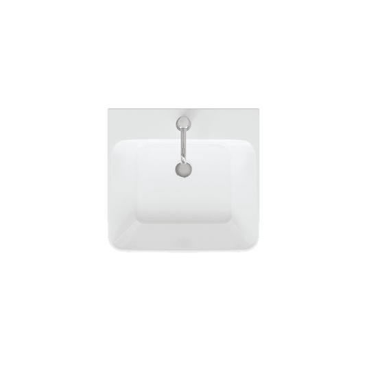 Britton Dalston 600mm Basin - 1TH - White - DAL060 - Envy Bathrooms Ltd