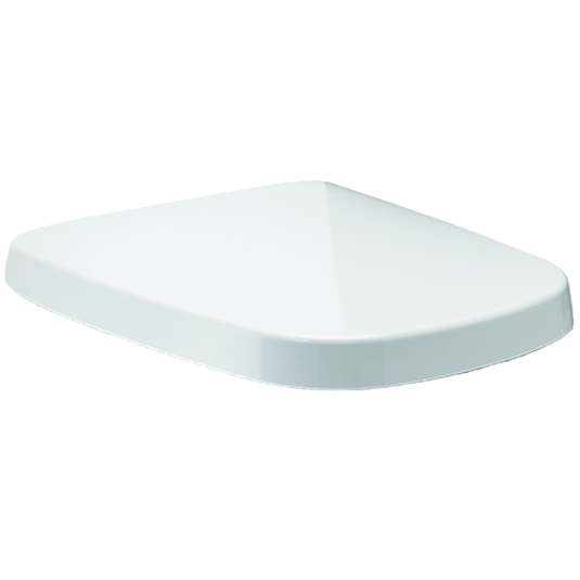 Britton Soft Close Toilet Seat and Cover with Chrome Hinges - Gloss White - Envy Bathrooms Ltd