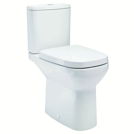 Britton Open Back Close Coupled Toilet - White - MYCCTW - Envy Bathrooms Ltd