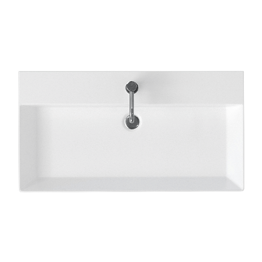 Britton Shoreditch Wall Hung Basin 850mm Wide - 1 Tap Hole - Envy Bathrooms Ltd