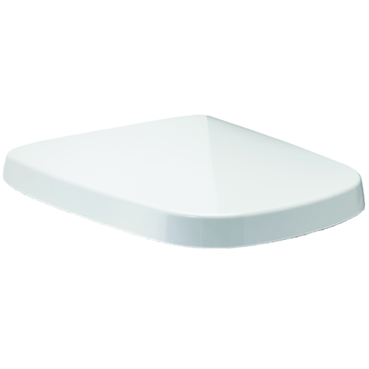 Britton Soft Close Toilet Seat and Cover with Chrome Hinges - Gloss White - MYSCSEATW - Envy Bathrooms Ltd