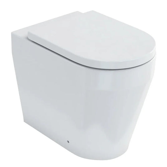 Britton Stadium Back To Wall Toilet Pan - Soft Close Seat - Envy Bathrooms Ltd