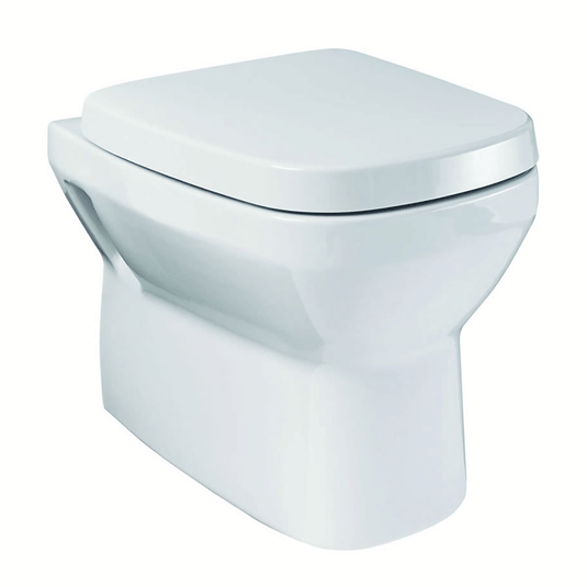Britton Curved Wall Hung Toilet Pan - White - Envy Bathrooms Ltd