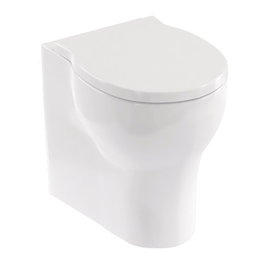 Britton Trim Back To Wall Toilet Pan - Gloss White - Envy Bathrooms Ltd