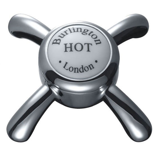 Burlington Anglesey Regent Basin Taps 3" Chrome | ANR1 - Envy Bathrooms Ltd