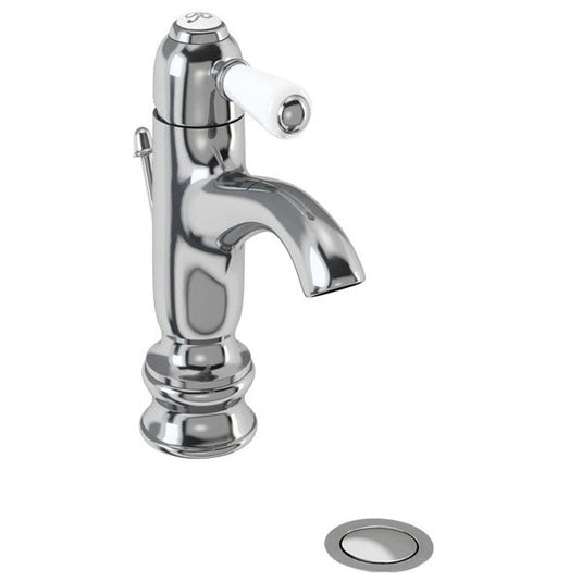 Burlington Chelsea Regent Curved Mono Basin Mixer Tap Chrome | CHR22 - Envy Bathrooms Ltd