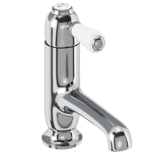 Burlington Chelsea Straight Mono Basin Mixer Tap Chrome | CH19 - Envy Bathrooms Ltd