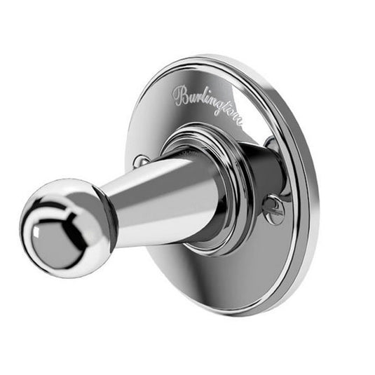Burlington Chrome Single Robe Hook Chrome | A14CHR - Envy Bathrooms Ltd