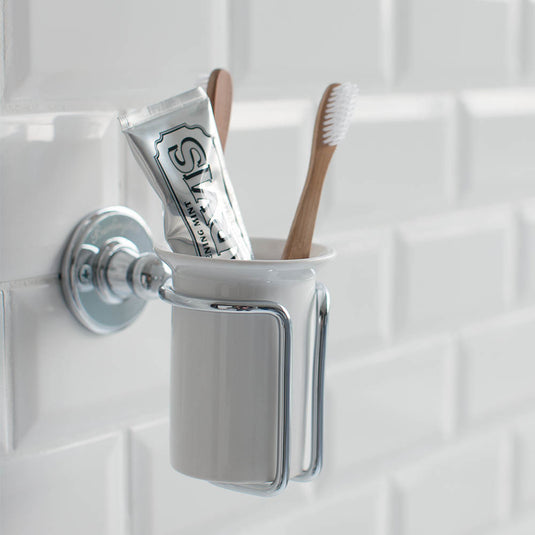 Burlington Chrome Tumbler Holder Chrome | A2CHR - Envy Bathrooms Ltd