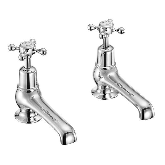 Burlington Claremont Bath Taps Pair Chrome | CL3 - Envy Bathrooms Ltd